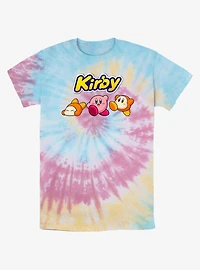Kirby Waddle Dee Logo Tie-Dye T-Shirt