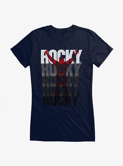 Rocky Victory Training Stance Logo Girls T-Shirt