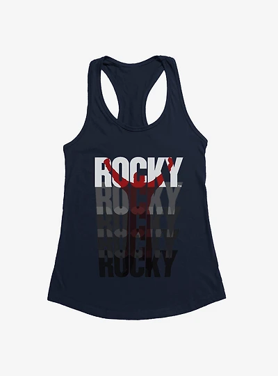 Rocky Victory Training Stance Logo Girls Tank