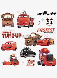 Disney Pixar Cars Friends To The Finish Peel And Stick Wall Decals