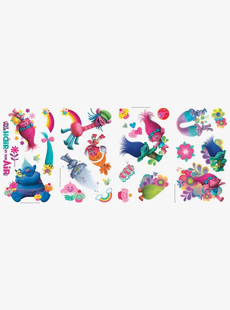 Trolls Peel And Stick Wall Decals