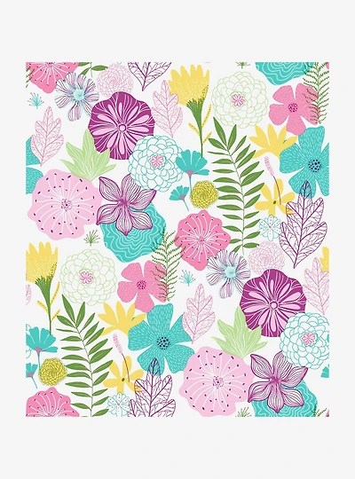 Perennial Blooms Peel & Stick Wallpaper