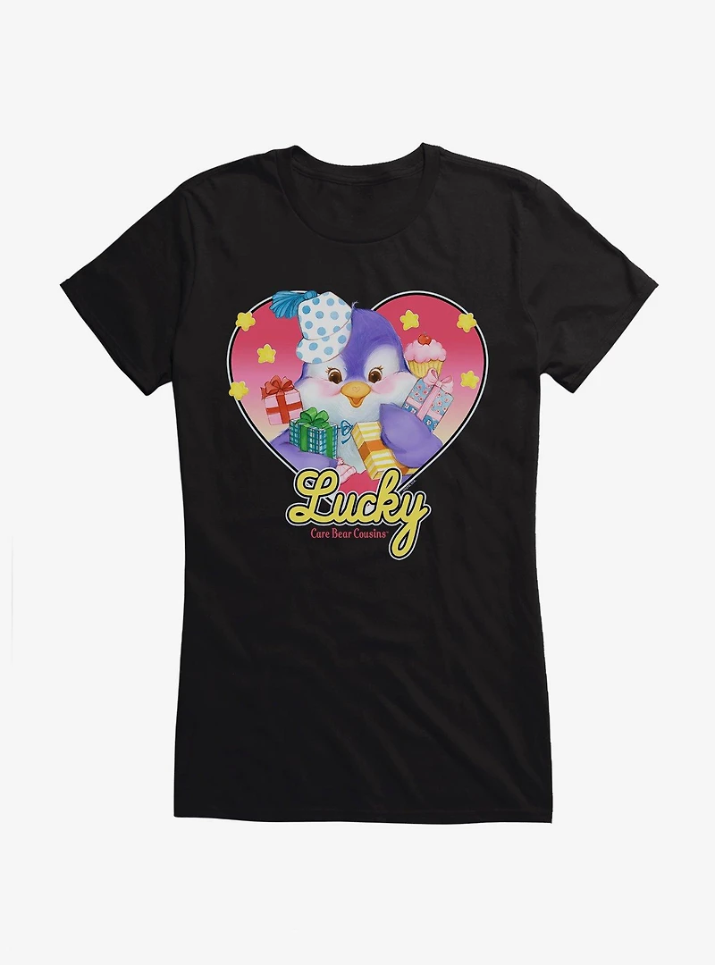 Care Bear Cousins Cozy Heart Penguin Lucky Girls T-Shirt