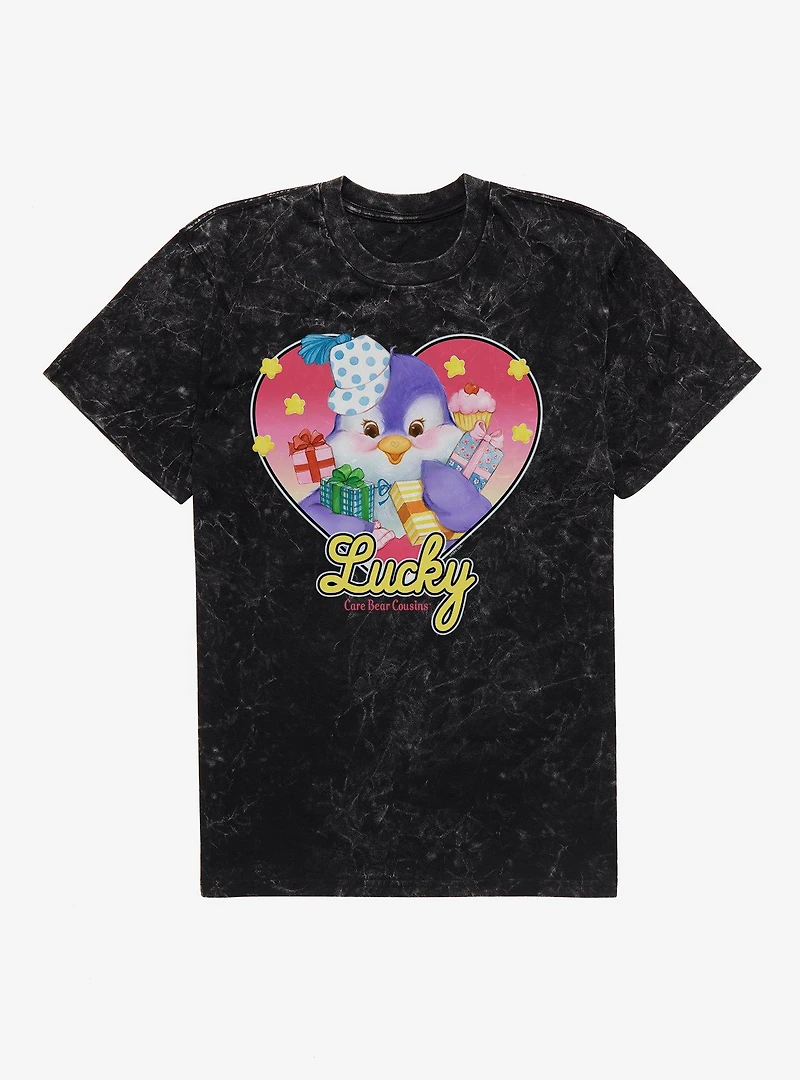 Care Bear Cousins Cozy Heart Penguin Lucky Mineral Wash T-Shirt