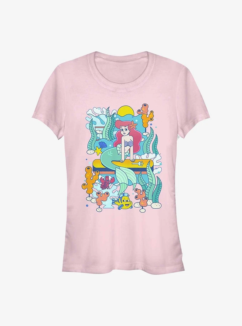 Disney The Little Mermaid Jam Girls T-Shirt