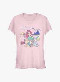 Disney The Little Mermaid Seaside Besties Logo Girls T-Shirt