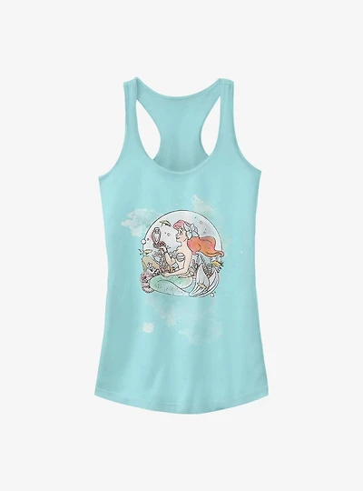 Disney The Little Mermaid Ariel Pearls Girls Tank
