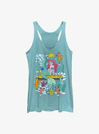 Disney The Little Mermaid Mermaid Jam Girls Tank