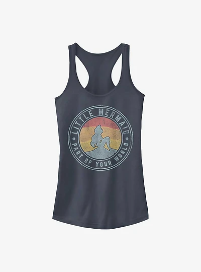 Disney The Little Mermaid Sunset Badge Girls Tank