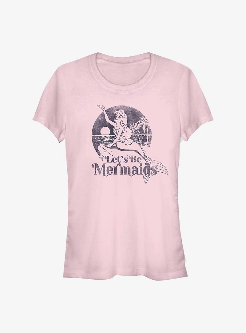 Disney The Little Mermaid Let's Be Mermaids Girls T-Shirt