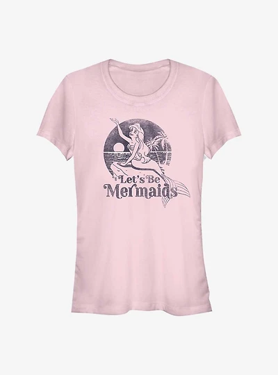 Disney The Little Mermaid Let's Be Mermaids Girls T-Shirt