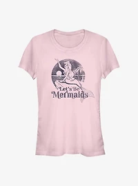 Disney The Little Mermaid Let's Be Mermaids Girls T-Shirt