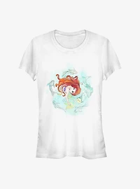 Disney The Little Mermaid Floating Bliss Girls T-Shirt