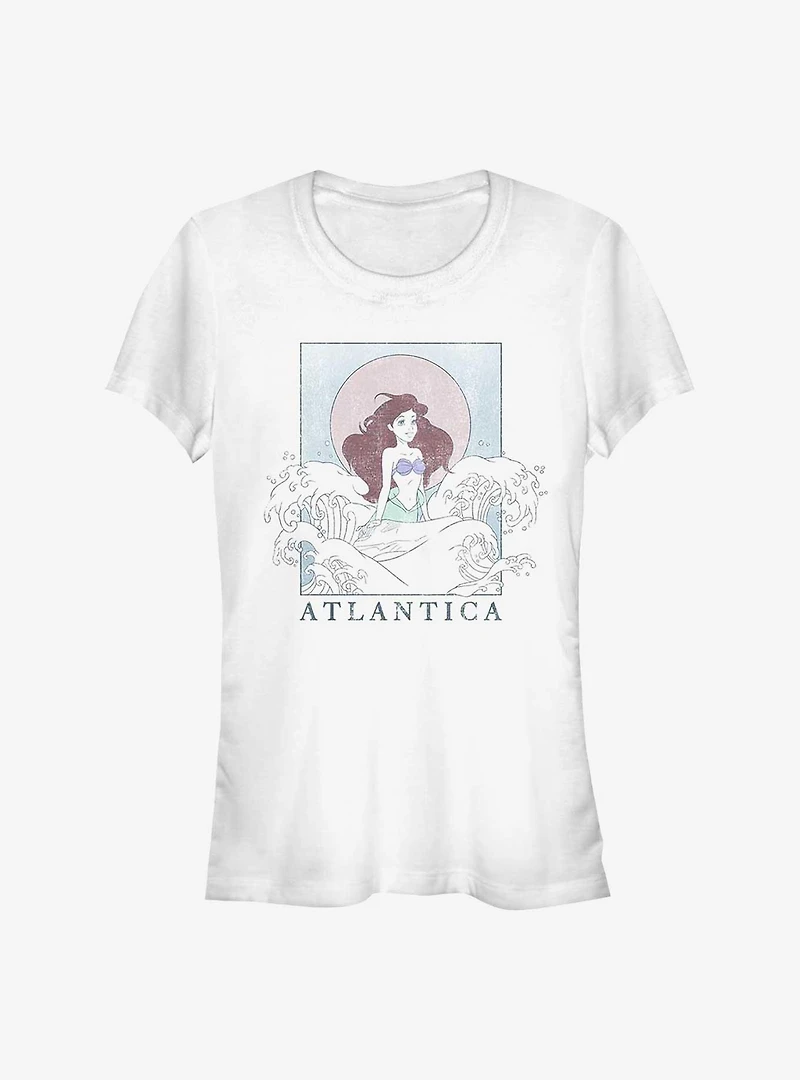 Disney The Little Mermaid Ariel Ocean Wave Atlantica Girls T-Shirt