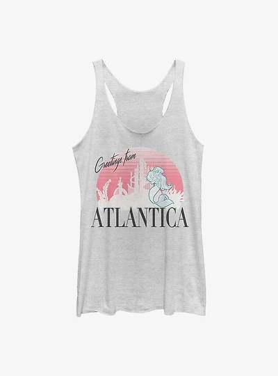 Disney The Little Mermaid Atlantica Greetings Girls Tank Top
