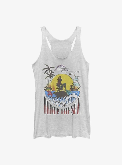 Disney The Little Mermaid Sunset Poster Girls Tank