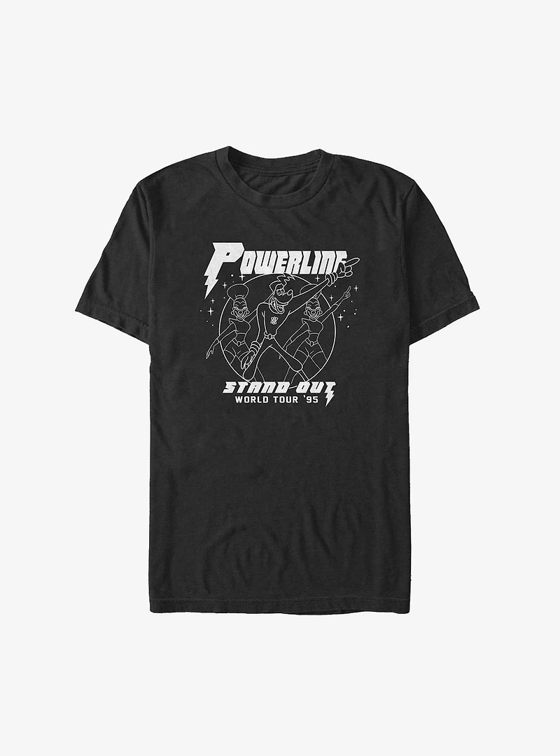 Disney Goofy Powerline World Tour Big & Tall T-Shirt
