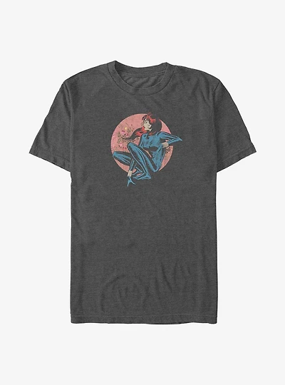 Marvel Black Widow Hello Spring Badge T-Shirt