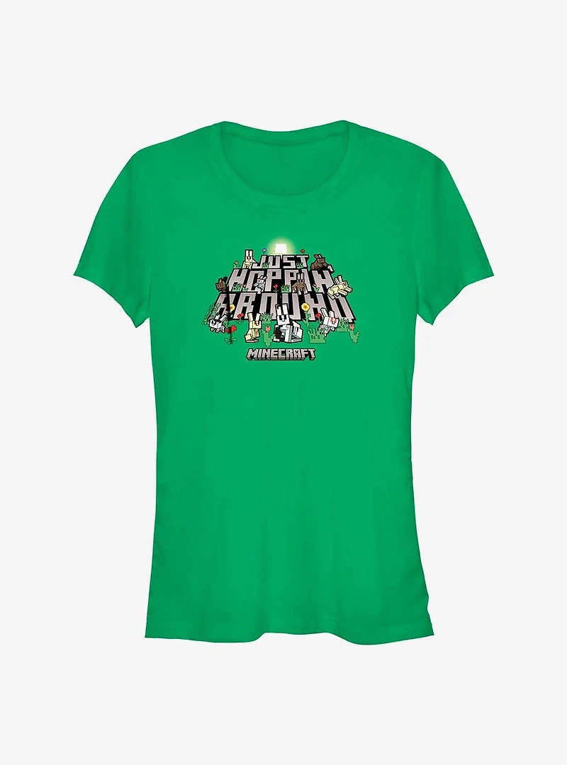 Minecraft Just Hoppin' Around Girls T-Shirt