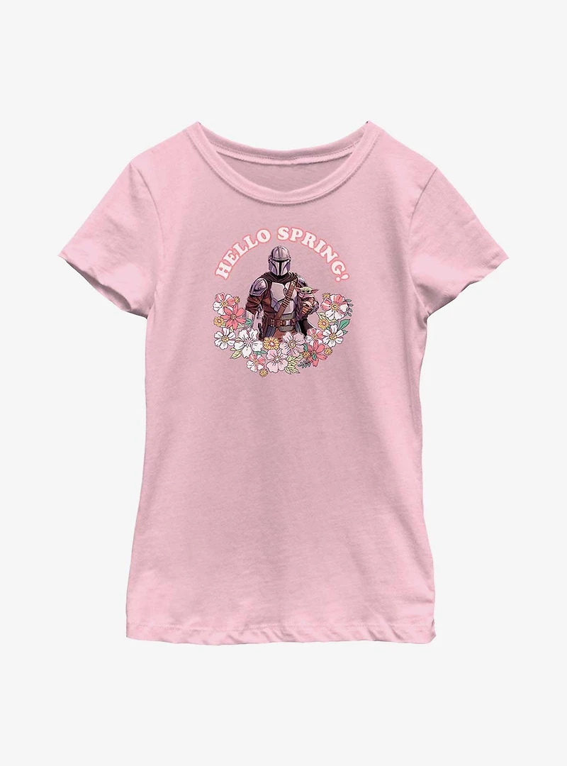 Star Wars The Mandalorian Hello Spring Youth Girls T-Shirt