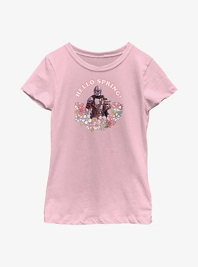 Star Wars The Mandalorian Hello Spring Youth Girls T-Shirt
