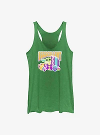 Star Wars The Mandalorian Grogu Easter Eggscellent Womens Tank Top