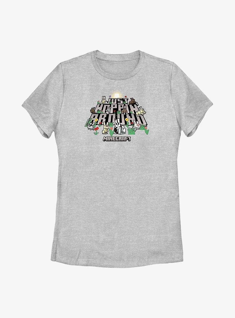Minecraft Just Hoppin' Around Womens T-Shirt