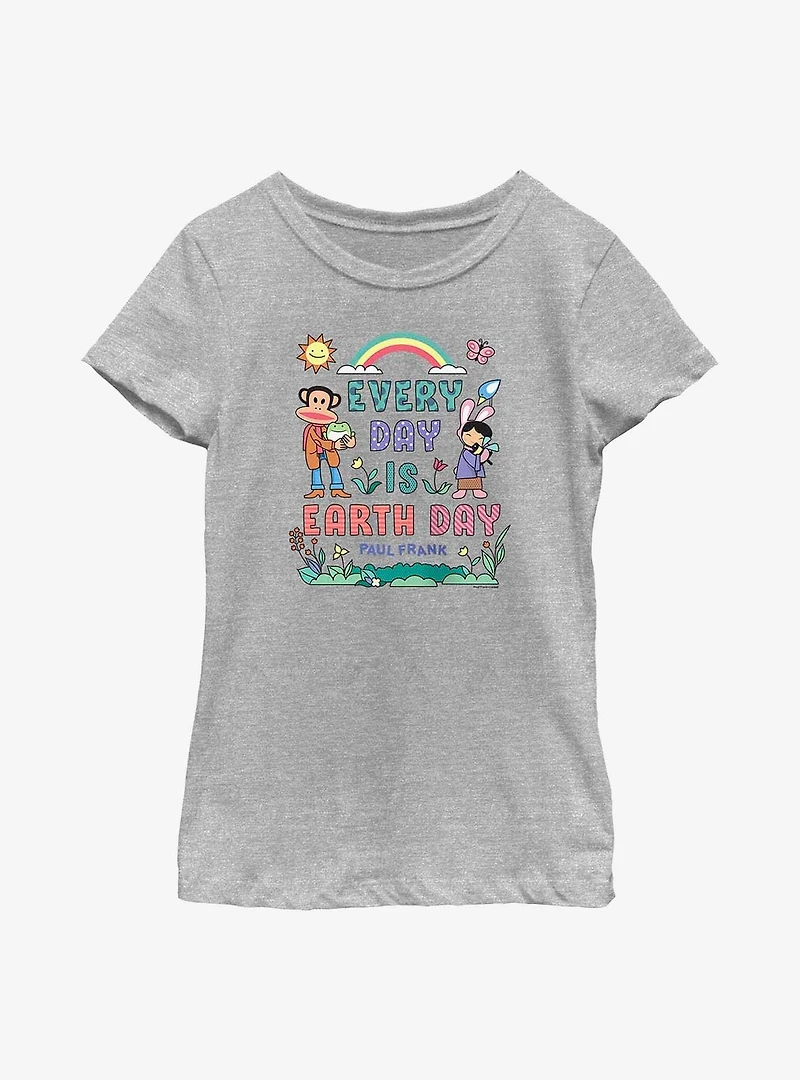 Paul Frank Every Day Is Earth Youth Girls T-Shirt