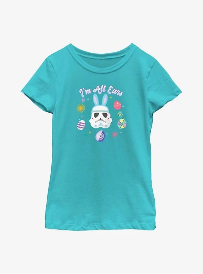 Star Wars All Ears Storm Trooper Bunny Youth Girls T-Shirt