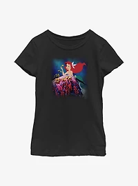 Disney The Little Mermaid He Loves Me Youth Girls T-Shirt