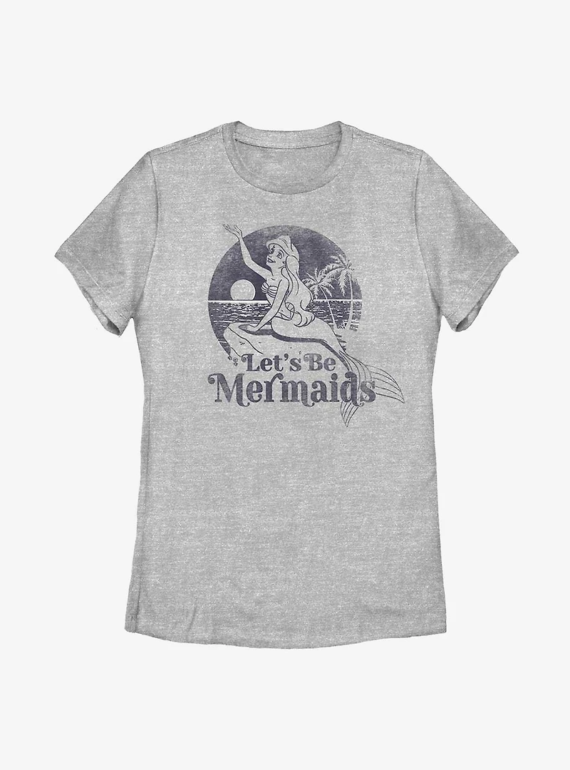 Disney The Little Mermaid Let's Be Mermaids Womens T-Shirt