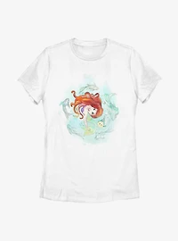 Disney The Little Mermaid Floating Bliss Womens T-Shirt