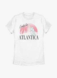 Disney The Little Mermaid Greetings From Atlantica Womens T-Shirt