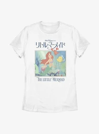 Disney The Little Mermaid Japanese Poster Womens T-Shirt