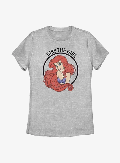 Disney The Little Mermaid Kiss Girl Womens T-Shirt
