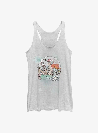 Disney The Little Mermaid Ariel Pearls Womens Tank Top
