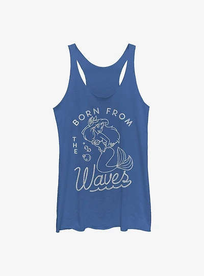 Disney The Little Mermaid Ariel Born From Waves Womens Tank Top