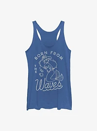 Disney The Little Mermaid Ariel Born From Waves Womens Tank Top