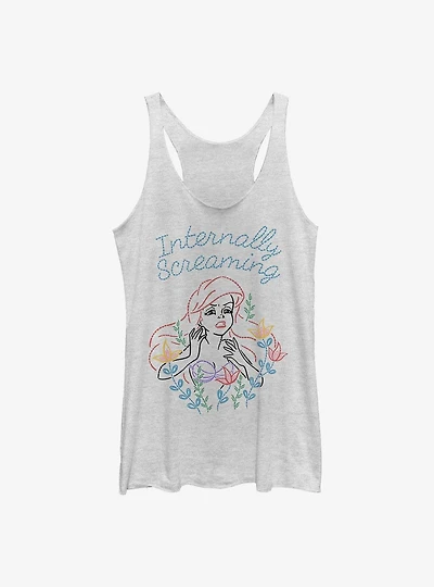 Disney The Little Mermaid Internally Screaming Womens Tank Top