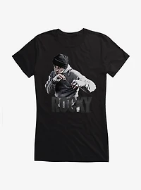 Rocky Ready To Fight Stance Girls T-Shirt