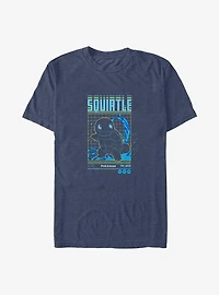 Pokemon Squirtle Grid Big & Tall T-Shirt