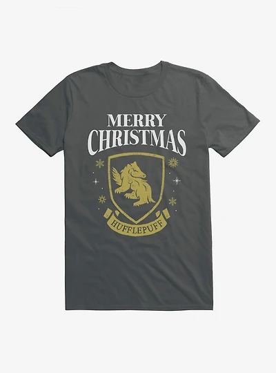 Harry Potter Merry Christmas Hufflepuff T-Shirt