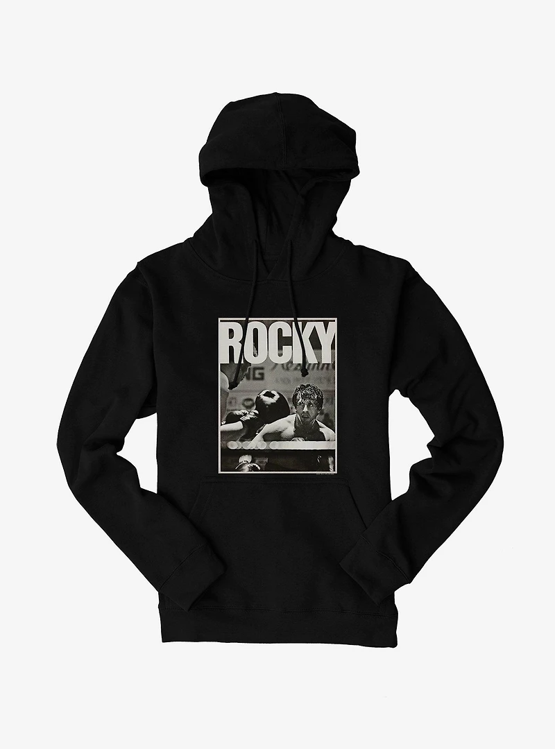 Rocky Fight Scene Print Hoodie