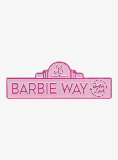 Barbie the Movie Barbie Way Street Sign Enamel Pin - BoxLunch Exclusive