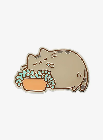 Pusheen Plant Nap Enamel Pin - BoxLunch Exclusive