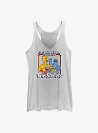 Sesame Street Everything I Know Learned On The Streets Girls Tank Top