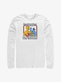 Sesame Street Everything I Know Learned On The Streets Long-Sleeve T-Shirt
