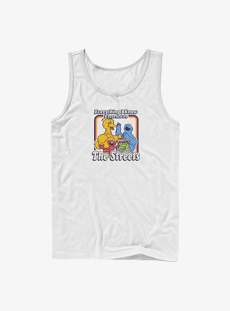 Sesame Street Everything I Know Learned On The Streets Tank Top