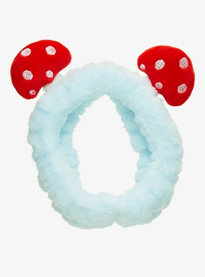 Mushroom Plush Spa Headband