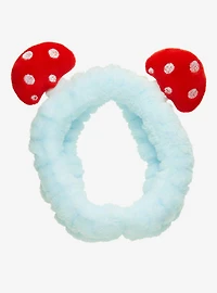 Mushroom Plush Spa Headband